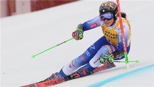Dürr fällt bei Brignone-Sieg im Riesenslalom zurück Die Italienerin Federica Brignone hat gewonnen.