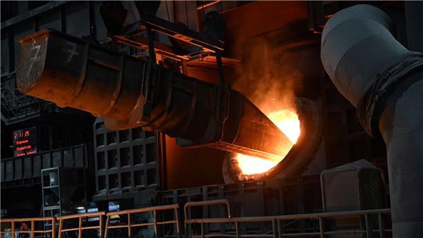  Die Lösungen für die Stahlindustrie liegen aus Sicht der IG Metall auf dem Tisch. (Archivbild) 