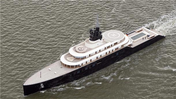 Die Superyacht "Celerius"