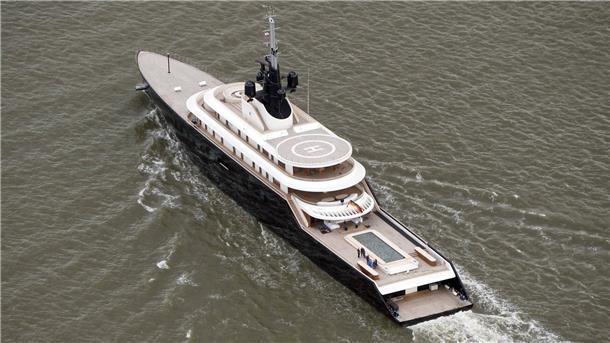 Die Superyacht "Celerius"