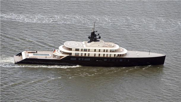 Die Superyacht "Celerius"