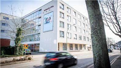 Die Pflegeeinrichtung Amarita in Bremerhaven von außen.