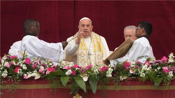 2024 spendete Papst Franziskus den Segen am Ostersonntag. (Archivbild)
