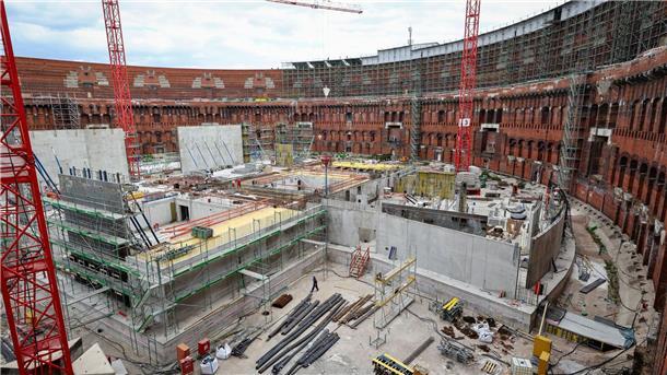 Kultur statt Größenwahn: Neues Opernhaus am Nazi-Bau wächst 2028 soll das Kulturareal Kongresshalle fertig gestellt sein.