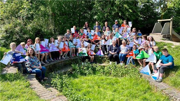 34 Kinder aus den beiden vierten Klassen nahmen an einer besonderen Projektwoche teil.