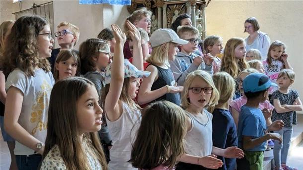 36 Kinder und Jugendliche waren beim Singwochenende in Blexen dabei.