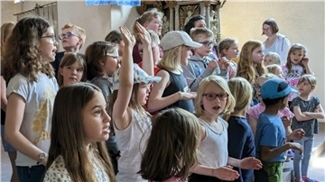 36 Kinder und Jugendliche waren beim Singwochenende in Blexen dabei.