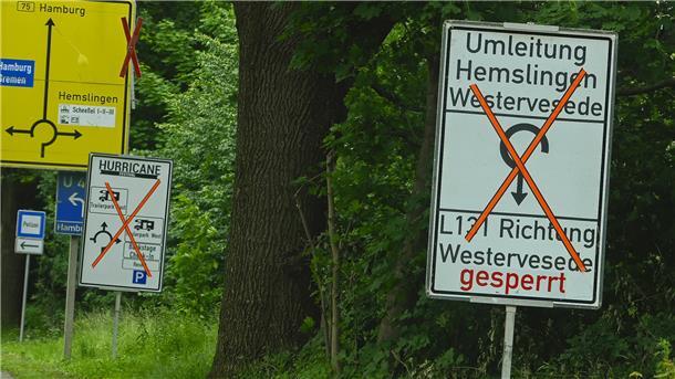 Ab Donnerstag geht zwischen Scheeßel und Westervesede gar nichts mehr - einige Westerveseder Betriebe wie die Physioschmiede schließen für drei Tage.