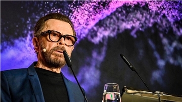 Abba-Musiker Björn Ulvaeus spricht auf der Innovationskonferenz DLD.