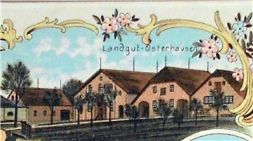 Abbildung: Landgut Osterhausen; Archiv Dieter Jacobs