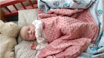 Baby in der Wiege