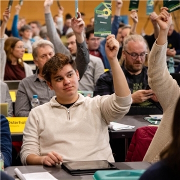 Aiden Salazar (Grüne) aus Tarmstedt darf an parteiinternen Abstimmungen teilnehmen, an der Bundestagswahl nicht.