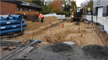 Aktuell finden in einem weiteren Bereich der Alten Straße in Selsingen Erdarbeiten statt.