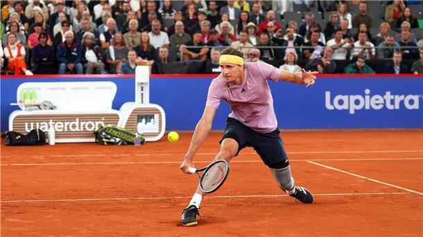 Alexander Zverev bei seinem Heimatturnier in Hamburg.