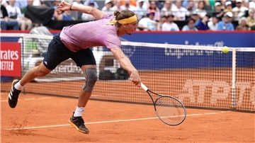 Alexander Zverev musste im Finale in Hamburg kämpfen.