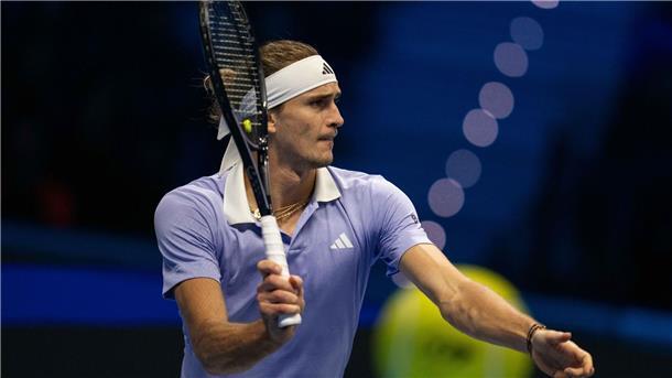 Alexander Zverev präsentierte sich gegen Casper Ruud stark am Netz.
