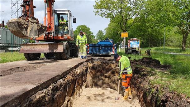 Wasserrohrbruch in Bad Bederkesa