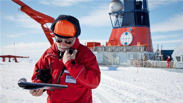 Dr. Eberhard Kohlberg als Field Operation Manager in der Antarktis