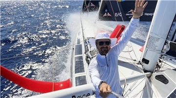Als Fünfter der Flotte passierte Boris Herrmann das Kap der Guten Hoffnung an der Südspitze Afrikas.