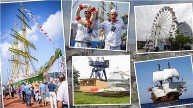 Am 16. August geht‘s los: Die „Alexander von Humboldt II“ ist das Flaggschiff des Festivals. Seit Mittwoch dreht sich am Hafen schon das Riesenrad, erste Stände werden aufgebaut. Die „El Galeon“ kommt aus Spanien.