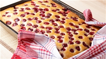 Ein Kirschkuchen
