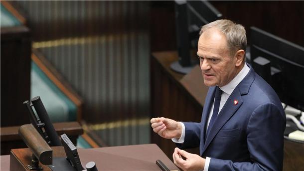 Polens Präsident vereidigt Regierung von Donald Tusk Am Dienstagabend hatten die Abgeordneten Tusks Regierung das Vertrauen ausgesprochen.