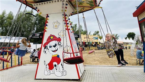 Am Familientag kamen die jungen Besucher voll auf ihre Kosten. Hüpfburgen, Karus...