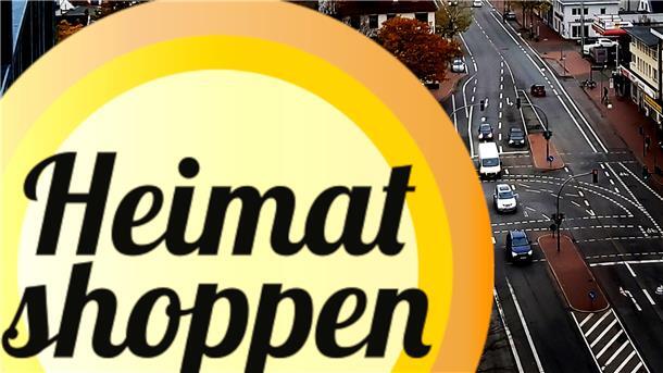 Aktion soll den Einzelhandel stärken Am Logo „Heimat shoppen“ sind die teilnehmenden Geschäfte und Lokale zu erkennen.