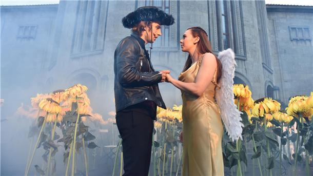 Am Wochenende sind Richard Feist als Romeo und Anna Caterina Fadda als Julia auf der Sommerbühne zu sehen.