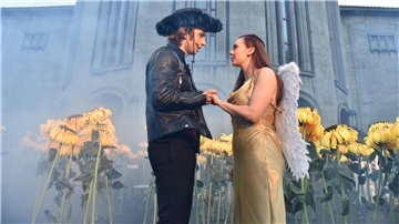 Am Wochenende sind Richard Feist als Romeo und Anna Caterina Fadda als Julia auf der Sommerbühne zu sehen.