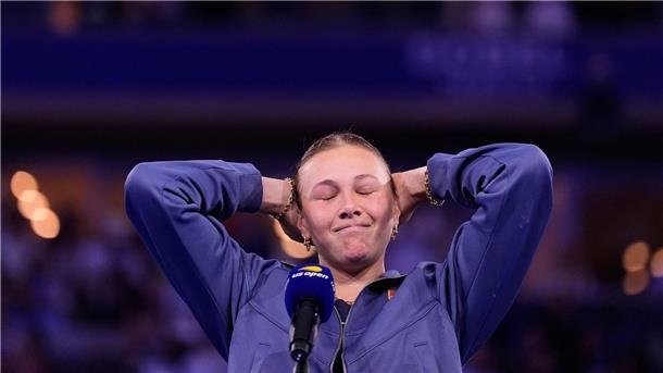 „Lektion gelernt“ - Sabalenka kürt sich zur US-Open-Siegerin Amanda Anisimova kamen wie schon in Wimbledon die Tränen.