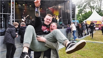 Das Foto zeigt das Fonsstock-Festival im vergangenen Jahr.