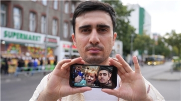 Anas Modamani flüchtete 2015 aus Syrien nach Deutschland.