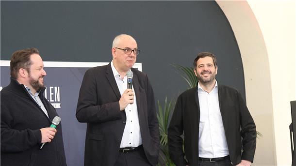 Florian Hinz-Woltmann, Andreas Bovenschulte und Daniel Schneider