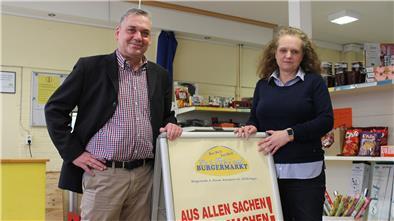 Andreas und Claudia Klimek vom Bürgermarkt Hagen blicken mit Sorge auf den weiteren Verlauf der Pandemie.