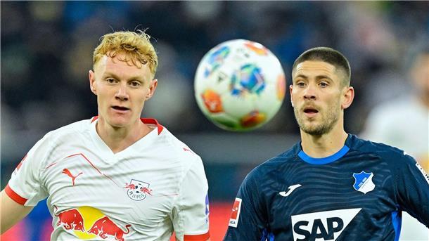 Hoffenheim: Bundesliga-Hoch und Führungs-Tiefpunkt Andrej Kramaric (r.) und Hoffenheim: mehr als auf Augenhöhe mit RB Leipzig