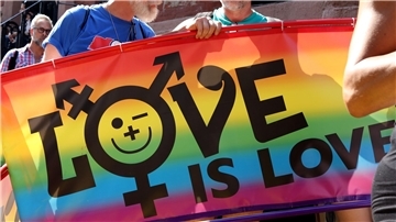 Anhänger der LGBTQ-Bewegung in New York.