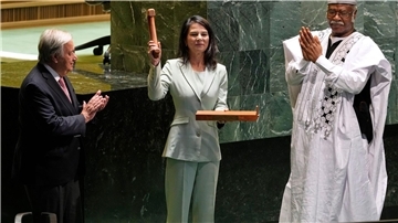 Annalena Baerbock ist jetzt Präsidentin der UN-Vollversammlung. 