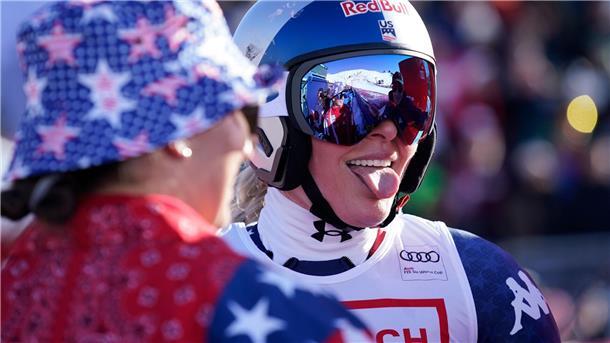 „Zurück in meiner Familie“: Vonn begeistert bei Ski-Comeback Ansage an die Konkurrenz: Mit Lindsey Vonn ist wieder zu rechnen.