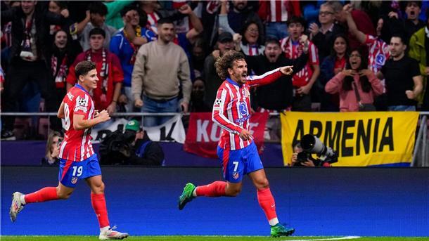 Antoine Griezmann traf gegen RB zum Ausgleich.