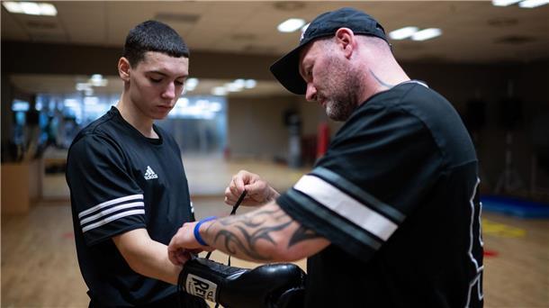 Arminius Rolle will der beste Boxer der Welt werden.