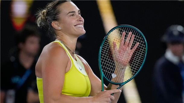 Aryna Sabalenka greift bei den Australian Open nach ihrem dritten Titel in Folge