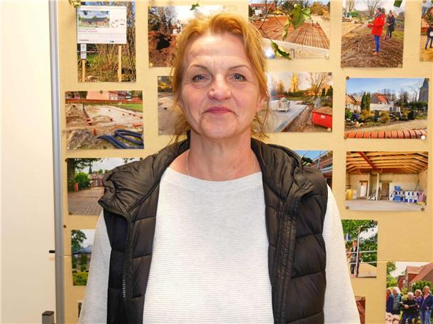 Wilstedter Ortspolitiker sprechen über Freiflächen-Photovoltaik Eine Frau blickt in die Kamera.