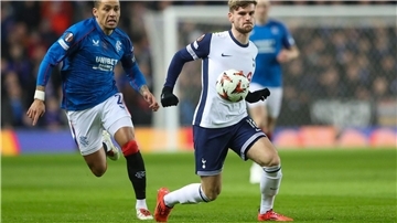 Aua dem Kader für die Europa League gestrichen: Timo Werner von Tottenham Hotspur (r).
