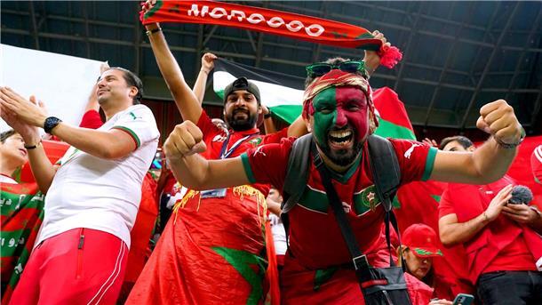 Marokko schafft WM-Qualifikation Auch bei der WM 2026 dabei: Marokko und seine Fans.