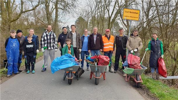 Auch die Bewohner des Heetwegs nahmen an der „Sauberhaften Küste“ teil.