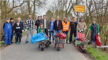 Auch die Bewohner des Heetwegs nahmen an der „Sauberhaften Küste“ teil.