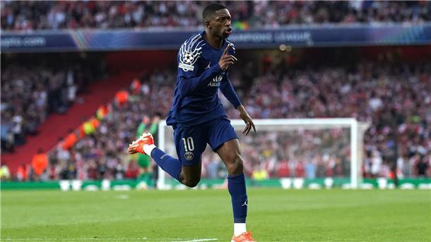 PSG-Star Dembélé vor Champions-League-Halbfinale wieder fit Auch im Rückspiel dabei: PSG-Stürmer Ousmane Dembele.