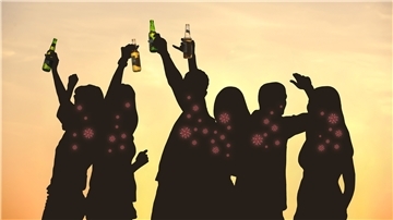Auch in Bremerhaven feiern Menschen privat Partys – verbotenerweise mit mehr als zehn Gästen. Aber keiner weiß, wer das Virus in sich trägt.