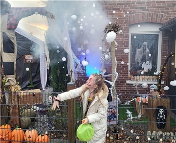 Auch in Nordenham wurde Halloween am Freitag groß gefeiert. In Blexen fand beisp...